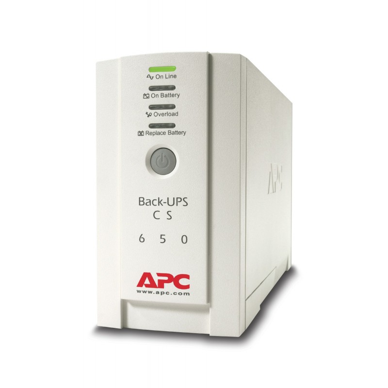 APC Back-UPS En espera (Fuera de línea) o Standby (Offline) 0,65 kVA 400 W 4 salidas AC