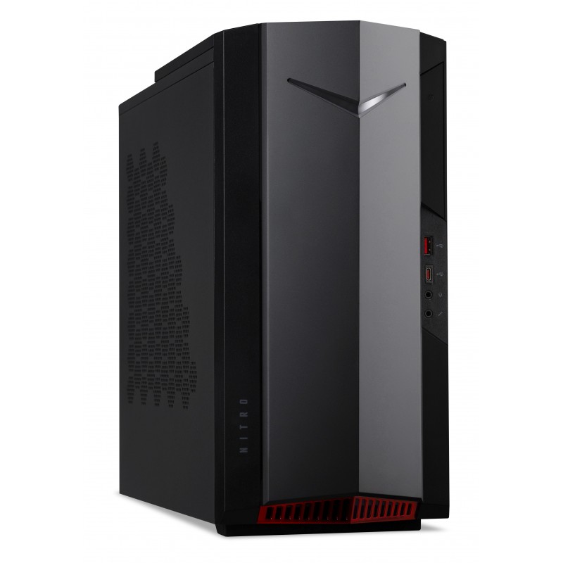 Acer NITRO 50 N50-620 DDR4-SDRAM i7-11700F Bureau Intel® Core™ i7 16 Go 512 Go SSD Windows 10 Home PC Noir