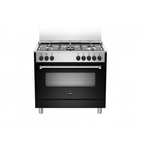 Bertazzoni La Germania Americana AMN965ENEV cooker Freestanding cooker Gas Black A