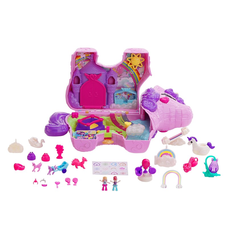 Polly Pocket Unicorno Magiche Sorprese Playset