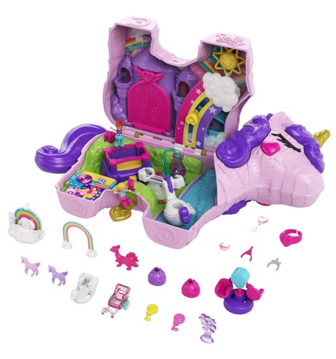 Polly Pocket Unicorno Magiche Sorprese Playset