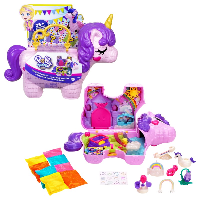 Polly Pocket Unicorno Magiche Sorprese Playset