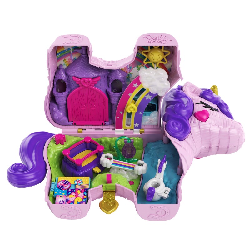 Polly Pocket Unicorno Magiche Sorprese Playset