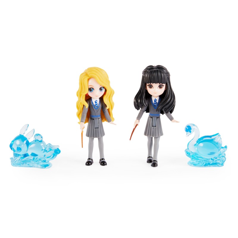 Wizarding World Harry Potter, Magical Minis Luna Lovegood and Cho Chang Patronus Friendship Set with 2 Creatures