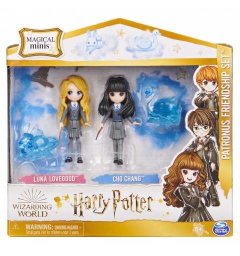 Wizarding World , Set Amicizia Patronus di Luna Lovegood e Cho Chang con 2 bambole articolate e 2 animali Patronus, collezione