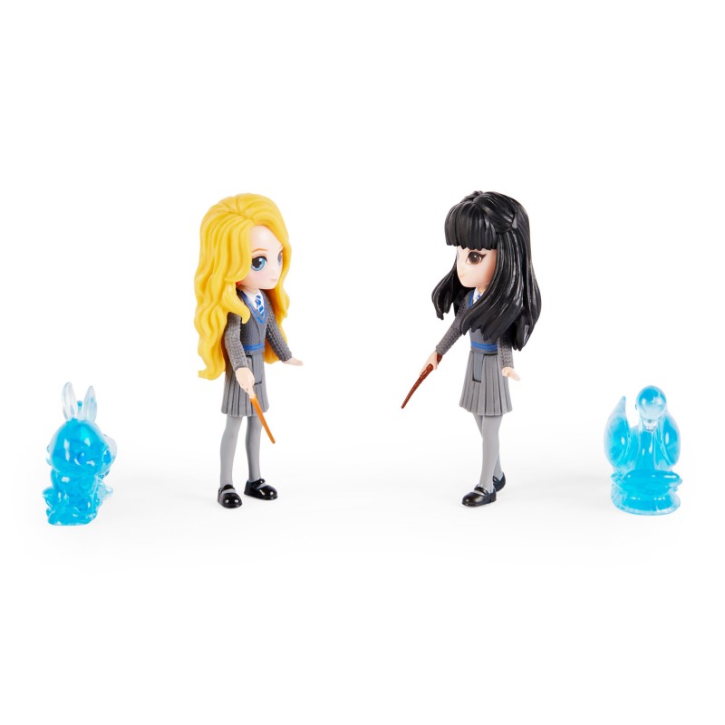 Wizarding World , Set Amicizia Patronus di Luna Lovegood e Cho Chang con 2 bambole articolate e 2 animali Patronus, collezione