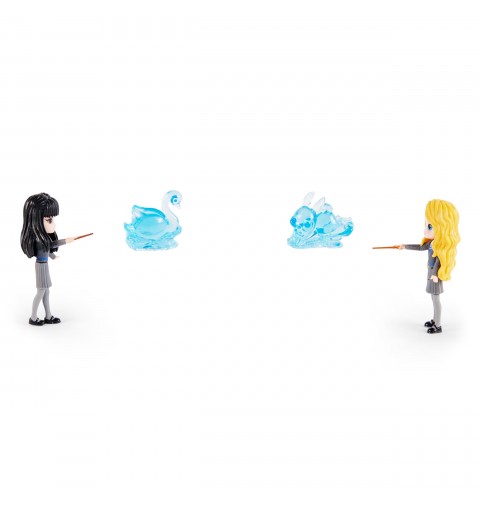 Wizarding World Harry Potter, Magical Minis Luna Lovegood and Cho Chang Patronus Friendship Set with 2 Creatures