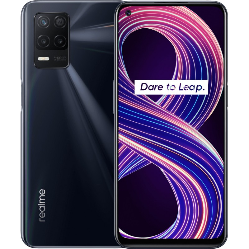 Vodafone realme 8 5G 16.5 cm (6.5") Dual SIM Android 11 USB Type-C 4 GB 64 GB 5000 mAh Black