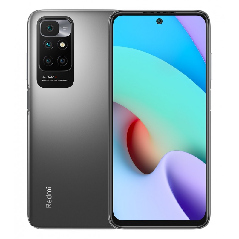 Xiaomi Redmi 10 16,5 cm (6.5 Zoll) Dual-SIM Android 11 4G USB Typ-C 4 GB 128 GB 5000 mAh Grau