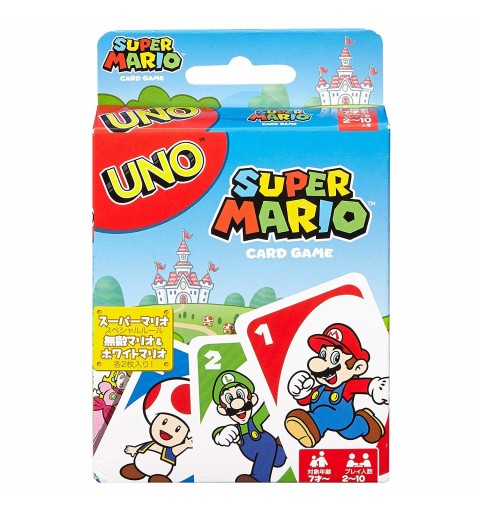 Mattel Games UNO Super Mario Kartenspiel Shedding