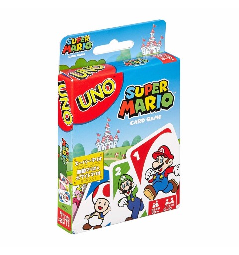 Mattel Games UNO Super Mario Kartenspiel Shedding