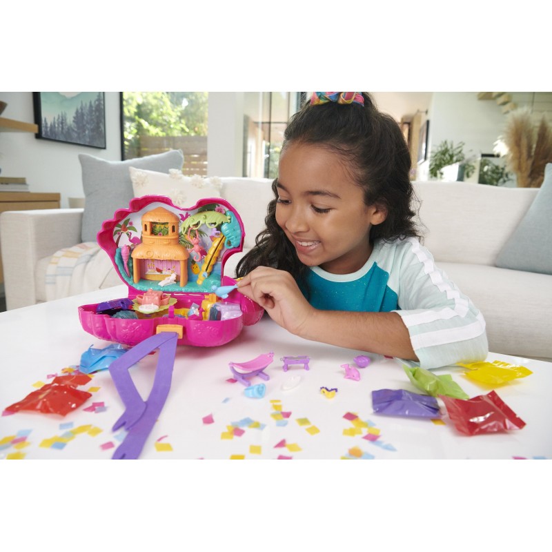 Polly Pocket Coffret Flamant Rose Surprises