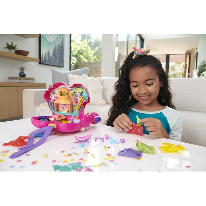 Polly Pocket Coffret Flamant Rose Surprises