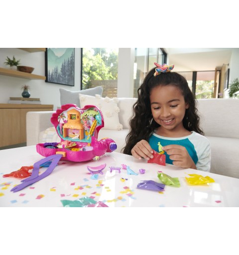 Polly Pocket Coffret Flamant Rose Surprises
