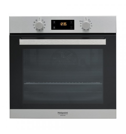 Hotpoint FA3 840 H IX HA 66 L 2900 W A+ Noir, Acier inoxydable