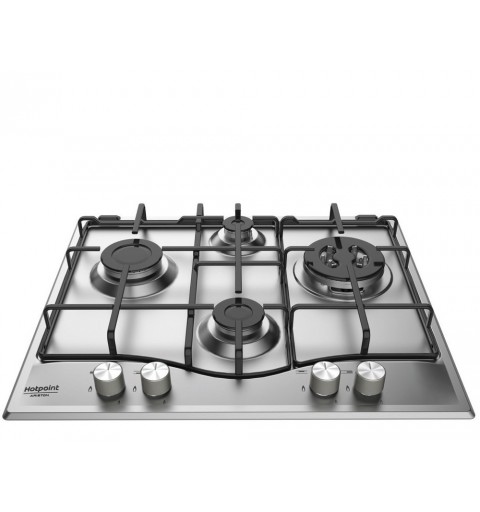 Hotpoint PCN 641 T IX HA hob Stainless steel Built-in Gas 4 zone(s)