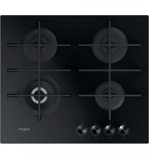 Whirlpool GOWL 628 NB hobs Negro Integrado 59 cm Encimera de gas 4 zona(s)