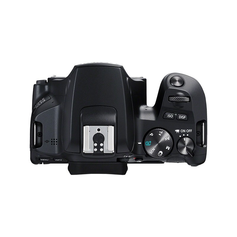 Canon EOS 250D + EF-S 18-55mm f 4-5.6 IS STM SLR-Kamera-Set 24,1 MP CMOS 6000 x 4000 Pixel Schwarz