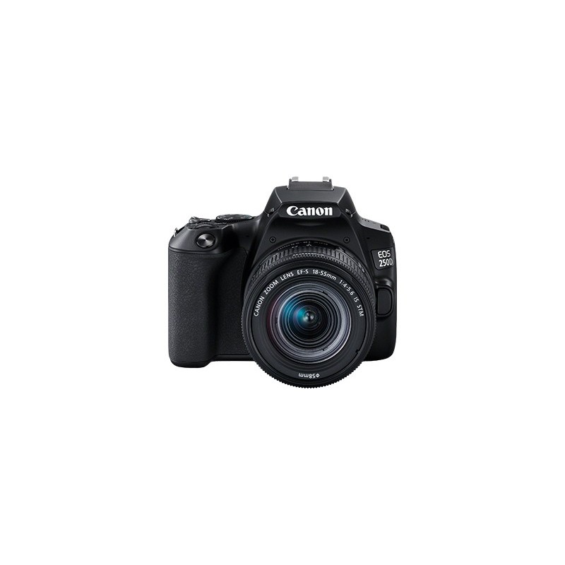 Canon EOS 250D + EF-S 18-55mm f 4-5.6 IS STM Kit fotocamere SLR 24,1 MP CMOS 6000 x 4000 Pixel Nero