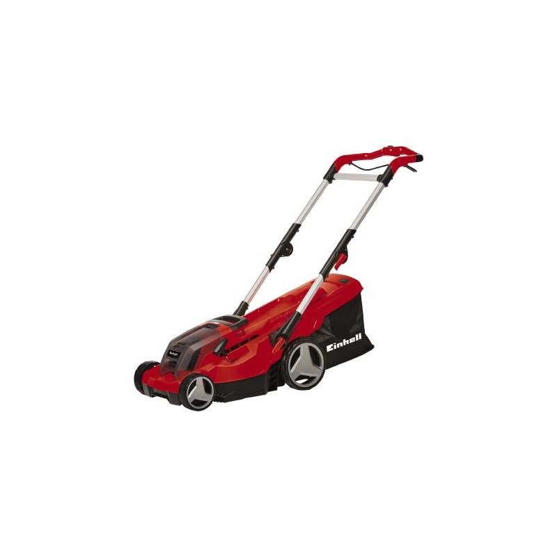 Einhell GE-CM 36 37 Li Cortacésped de empuje a gasolina Batería Negro, Rojo