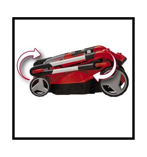 Einhell GE-CM 36 37 Li Tagliaerba a spinta Batteria Nero, Rosso