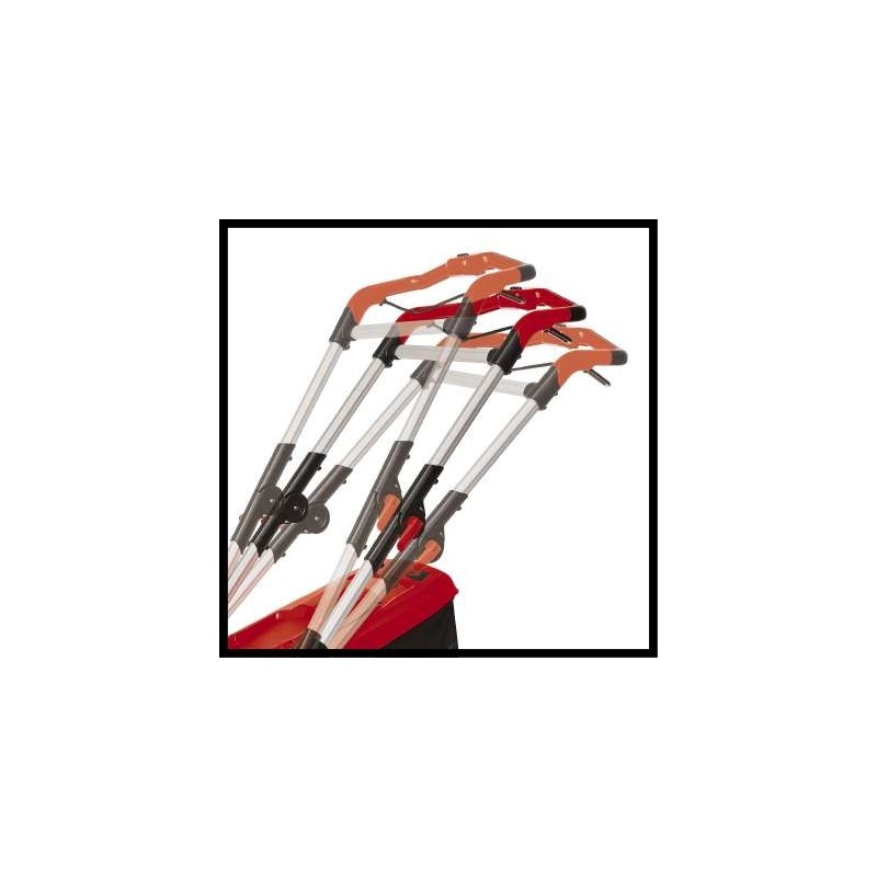 Einhell GE-CM 36 37 Li Tagliaerba a spinta Batteria Nero, Rosso