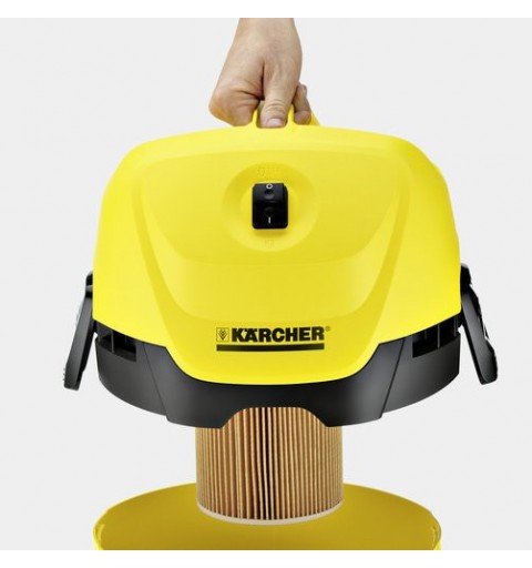 Kärcher WD 3 17 L Aspiradora de tambor Seca y húmeda 1000 W Bolsa para el polvo