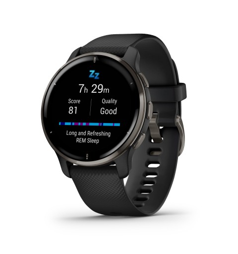 Garmin Venu 2 Plus GPS 3,3 cm (1.3") 43 mm AMOLED Nero GPS (satellitare)