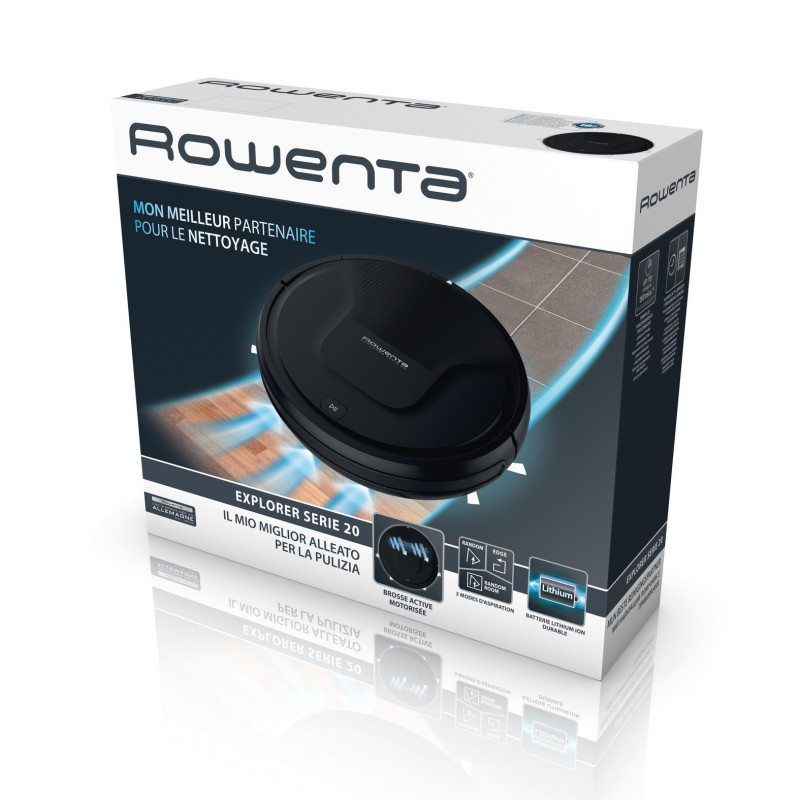 Rowenta Explorer RR6825 robot vacuum 0.25 L Black