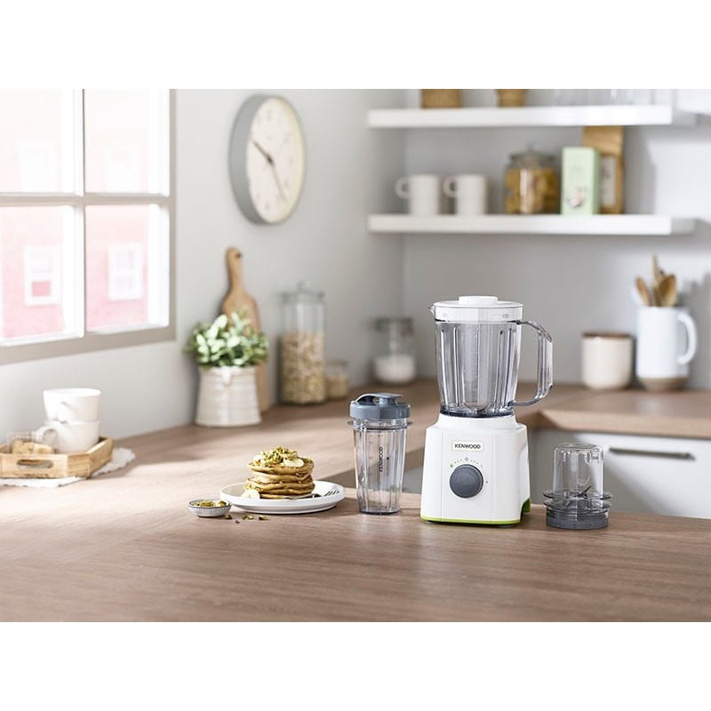 Kenwood Blend-Xtract 3-in-1 BLP31.D0WG 1,6 L Mélangeur de table 350 W Transparent, Blanc