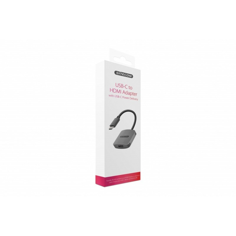 Sitecom CN-375 Adaptador gráfico USB 3840 x 2160 Pixeles Gris