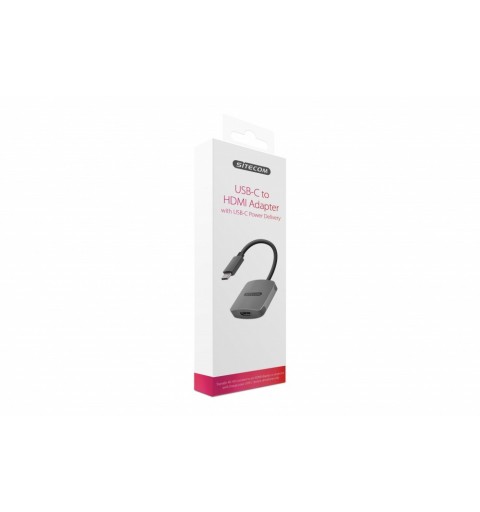 Sitecom CN-375 Adaptador gráfico USB 3840 x 2160 Pixeles Gris