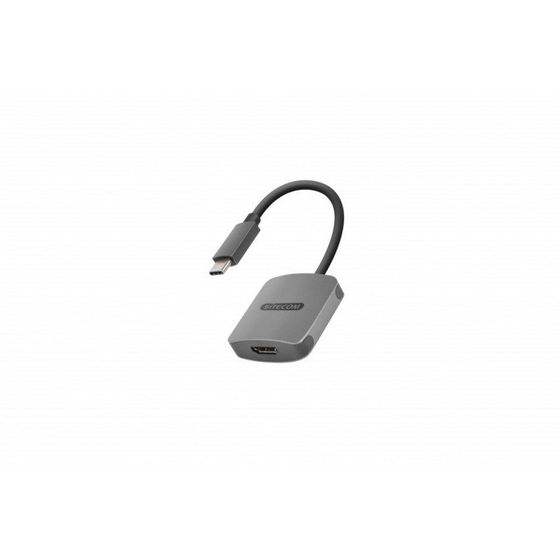 Sitecom CN-372 adaptador de cable de vídeo USB Tipo C HDMI Gris