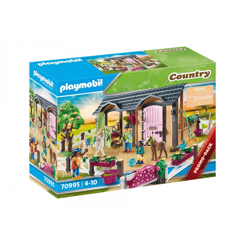 Playmobil Country Reitunterricht mit Pferdeboxen