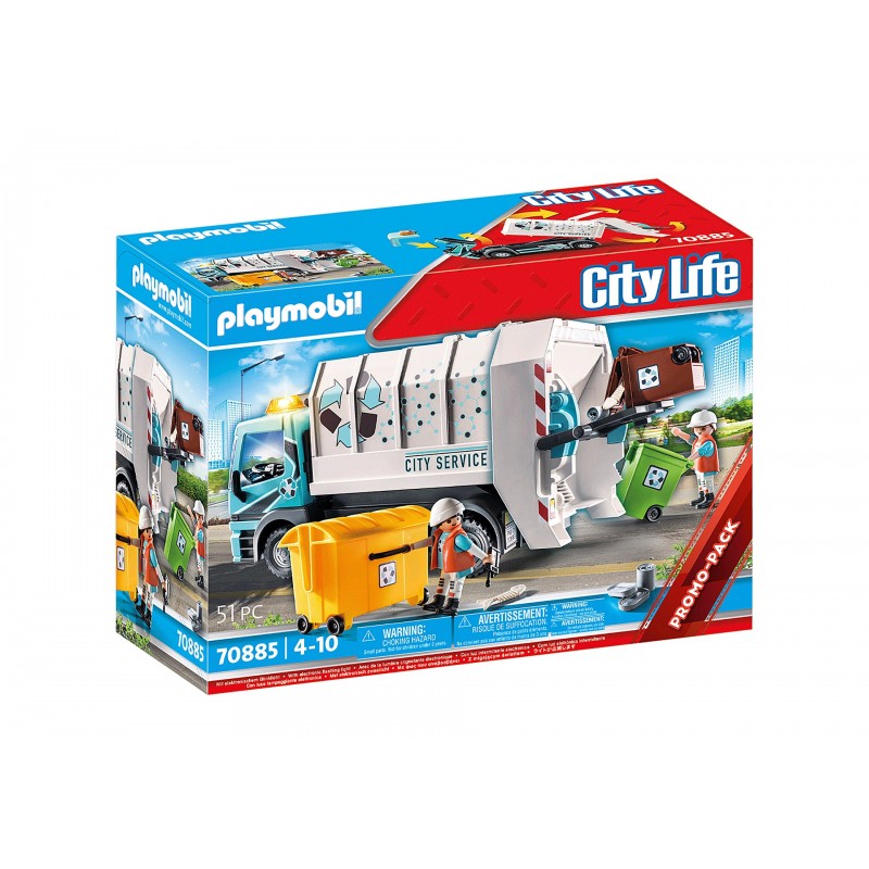 Playmobil City Life Müllfahrzeug mit Blinklicht