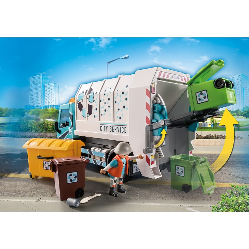 Playmobil City Life Müllfahrzeug mit Blinklicht
