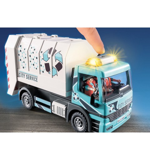 Playmobil City Life Müllfahrzeug mit Blinklicht