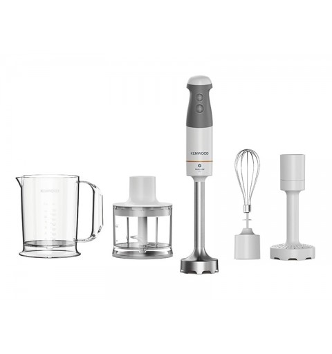 Kenwood HBM40.306WH frullatore Frullatore ad immersione 850 W Grigio, Trasparente, Bianco