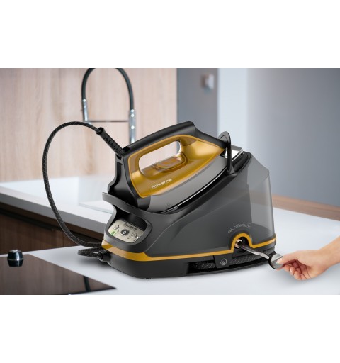 Rowenta DG764 2200 W 1,1 l Mikrodampf 400 HD Laser-Grundplatte Schwarz, Gold