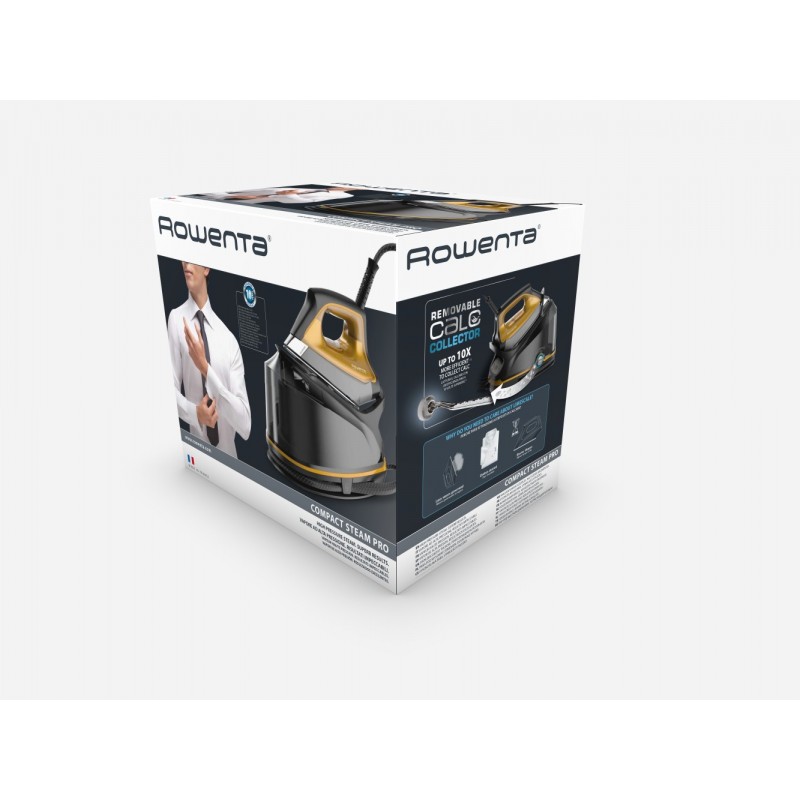 Rowenta DG764 2200 W 1,1 l Mikrodampf 400 HD Laser-Grundplatte Schwarz, Gold