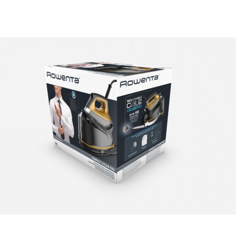 Rowenta DG764 2200 W 1,1 l Mikrodampf 400 HD Laser-Grundplatte Schwarz, Gold