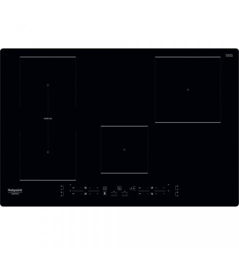 Hotpoint HB 0577B NE Noir Intégré (placement) 77 cm Plaque avec zone à induction 4 zone(s)