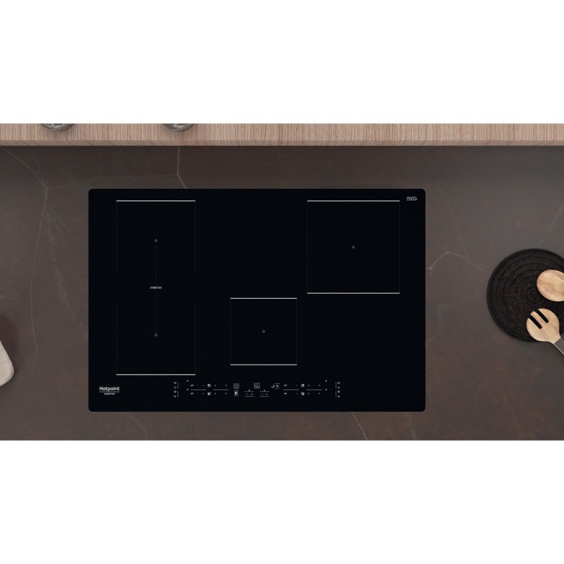 Hotpoint HB 0577B NE Noir Intégré (placement) 77 cm Plaque avec zone à induction 4 zone(s)