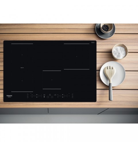 Hotpoint HB 0577B NE Noir Intégré (placement) 77 cm Plaque avec zone à induction 4 zone(s)