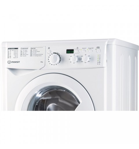 Indesit EWSD 61251 W IT N lavatrice Caricamento frontale 6 kg 1200 Giri min F Bianco