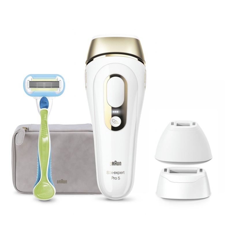 Braun Silk-expert Pro 5 PL5223 Intense pulsed light (IPL) White, Gold