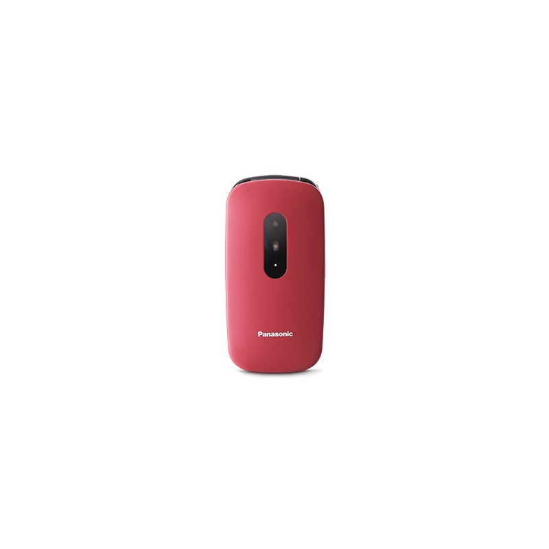 Panasonic KX-TU446EXR 6,1 cm (2.4") 110 g Rosso Telefono per anziani