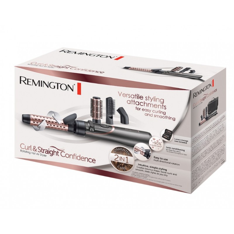 Remington AS8606 Hot air brush Warm Black, Rose gold 800 W