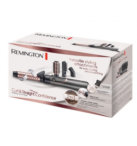 Remington AS8606 Hot air brush Warm Black, Rose gold 800 W