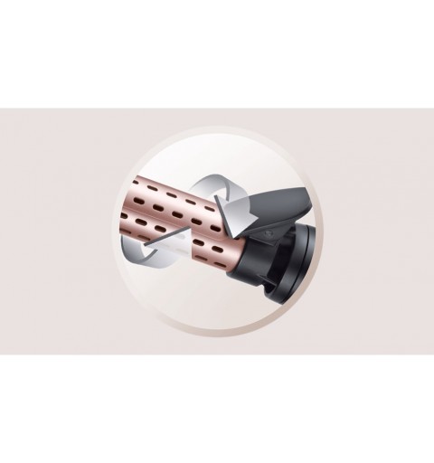 Remington AS8606 Hot air brush Warm Black, Rose gold 800 W